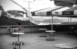 korea cafe coke BW and color