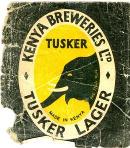 tusker lager label